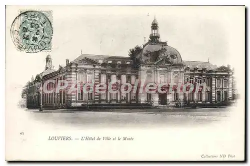 Cartes postales Louviers L'Hotel De Ville Et Le Musee