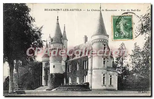 Ansichtskarte AK Beaumont Les Autels Le Chateau De Beaumont