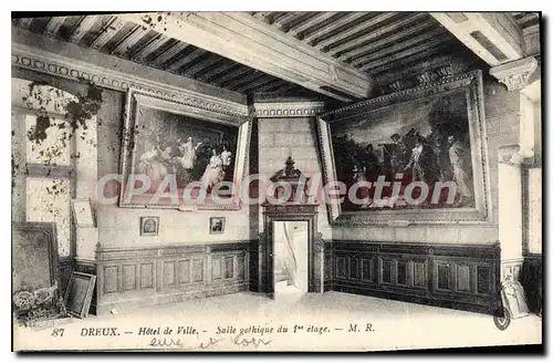 Cartes postales Dreux Hotel De Ville Salle Gothique