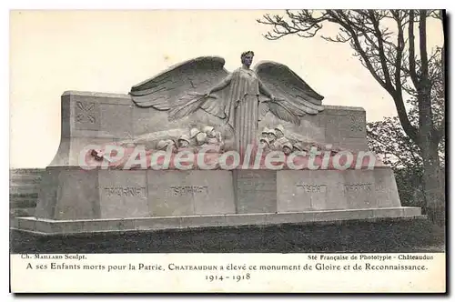 Ansichtskarte AK Chateudun A Eleve Ce Monument De Gloire