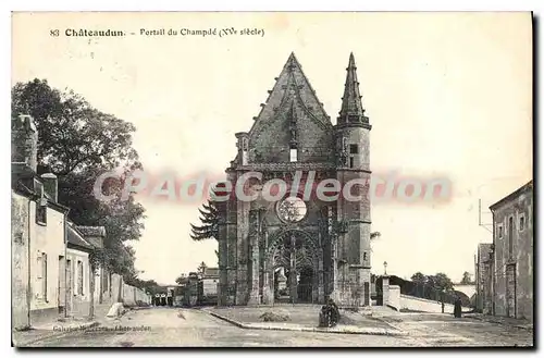 Cartes postales Chateaudun Portail Du Champde