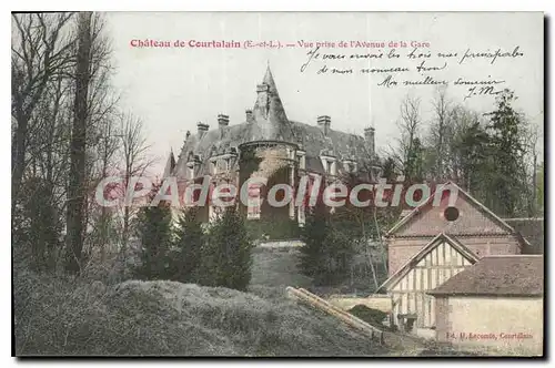 Cartes postales Chateaudun Vue Prise De I'Avenue De La GAre