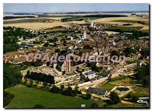 Moderne Karte Moutiers Vue Generale Aerienne