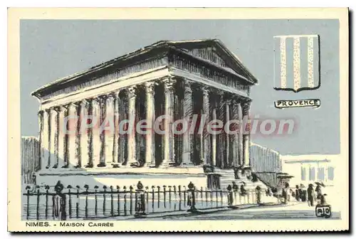Cartes postales Nimes Maison Carree