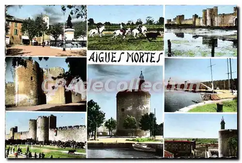 Cartes postales Aigues Mortes Place St Louis