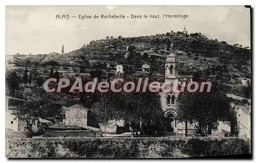 Cartes postales Alais eglise De Rochebelle Dans Le Haut I'Hermitage