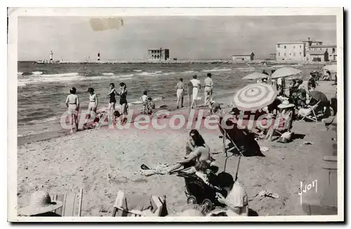 Ansichtskarte AK Le Grau Du Roi La Grande Plage