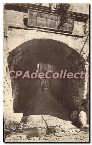 Cartes postales Nimes Rue De I'Arc Dugras
