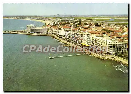 Cartes postales moderne Le Grau Du Roi Vue Generale Du Front De Mer