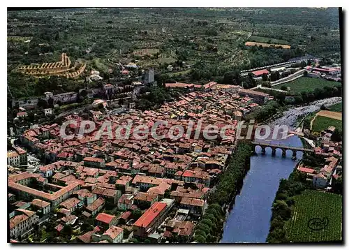 Cartes postales moderne Sommieres Vue Aerienne