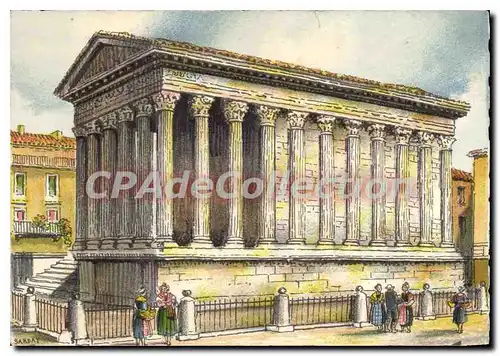 Cartes postales moderne Nimes La Maison Carree