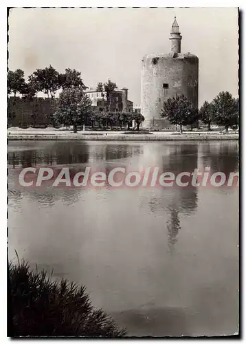 Moderne Karte Aigues Mortes La Tour De Constance Et La Lagune