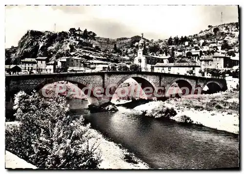 Moderne Karte Ales Pont Sur Le Gardon A Droite