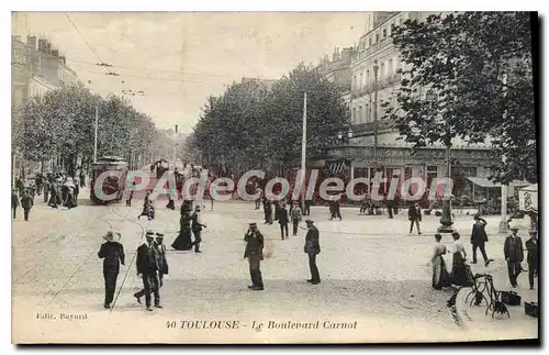 Ansichtskarte AK Toulouse Le Boulevard Carnot