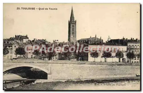 Cartes postales Toulouse Quai De Tounis