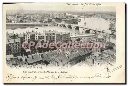 Cartes postales Toulouse Vue Generale Prise De I'Eglise De La Daibade