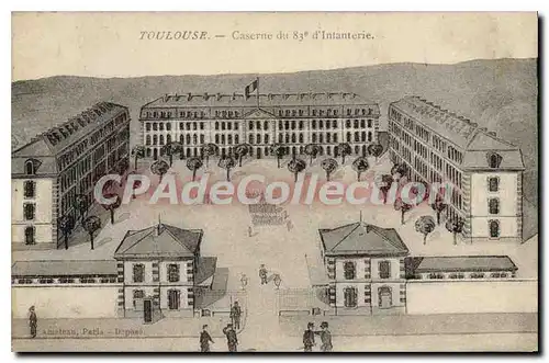 Ansichtskarte AK Toulouse Caserne Du 83�me Infanterie