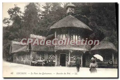 Cartes postales Luchon Le Parc Des Quinconces Buvelle Du Pre