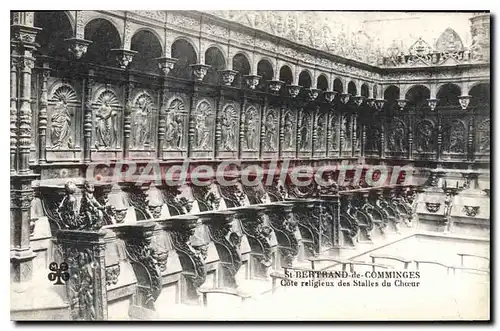 Cartes postales St Bertrand De Comminges stalles du Ch�ur