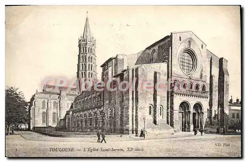 Cartes postales Toulouse L'Eglise Saint Sernin