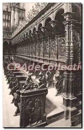 Ansichtskarte AK Saint Bertrand De Comminges La Cathedrale Stalles