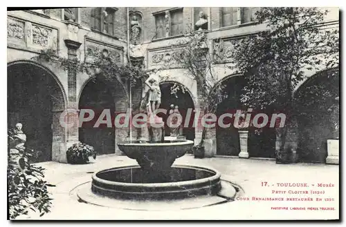 Cartes postales Toulouse Musee Petit Cloitre