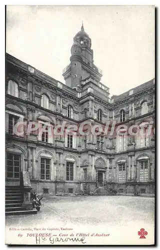 Ansichtskarte AK Toulouse Cour De I'Hotel D'Ansezut