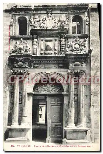 Ansichtskarte AK Toulouse Porte De L'Hotel De Molinier