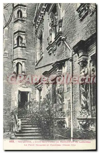 Cartes postales Toulouse Cour De L'Hotel de Maynier ou de Lasbordes