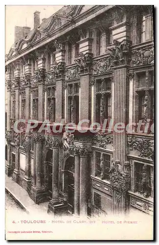 Cartes postales Toulouse Hotel De Clary Dit