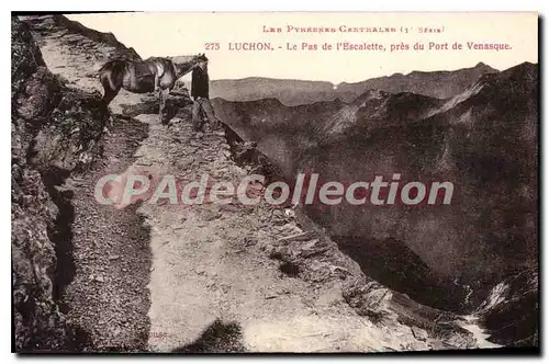 Cartes postales Luchon Le Pas De I'Escalette Pres Du Port