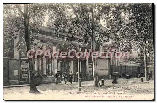 Ansichtskarte AK Toulouse Entree Du Jardin Des Plantes