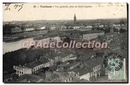 Ansichtskarte AK Toulouse Vue Generale Prise De Saint Cyprien