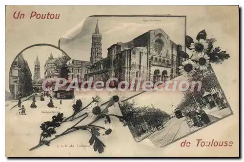 Cartes postales Toulouse Un Poutou