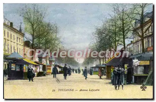 Cartes postales Toulouse Avenue Lafayette