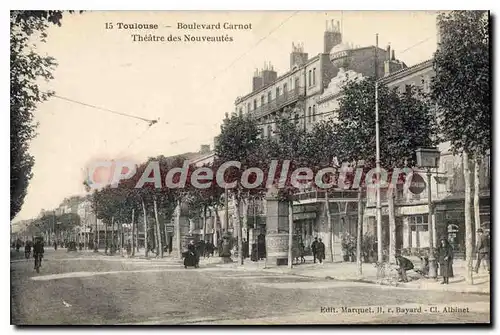 Cartes postales Toulouse Boulevard Carnot Theatre Des Nouveautes