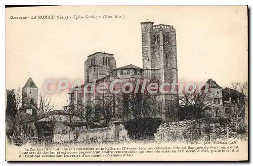 Cartes postales La Romieu Eglise Gothique