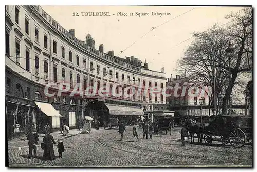 Cartes postales Toulouse Place Et Square Lafayette