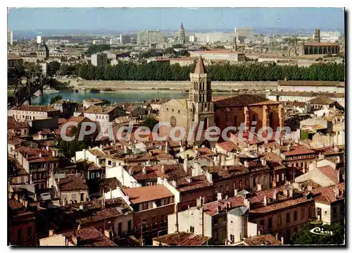 Cartes postales moderne Toulouse Panorama Sur Le Vieux Et Ses Eglises Depuis St Cyprien