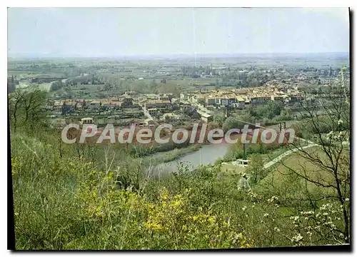 Cartes postales moderne Carbonne Panorama De La Ville Et De La Vallee De La Garonne