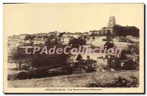 Cartes postales Lectoure Vue Panoramique Et Remparts