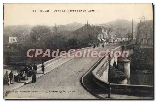 Cartes postales Auch Pont De Pierre Sur Le Gers