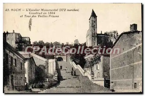 Cartes postales Auch escalier Monumental construit en 1864