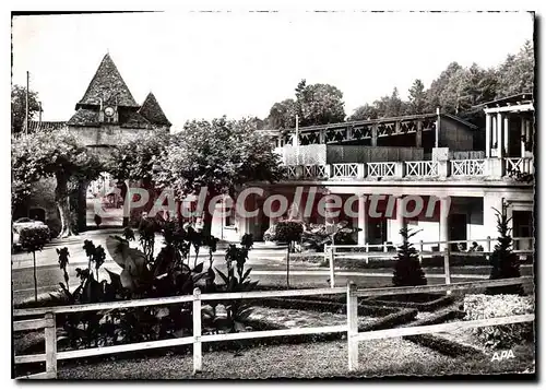 Cartes postales moderne Barbotan Les Thermes L'Eglise Et Les Bains Clairs