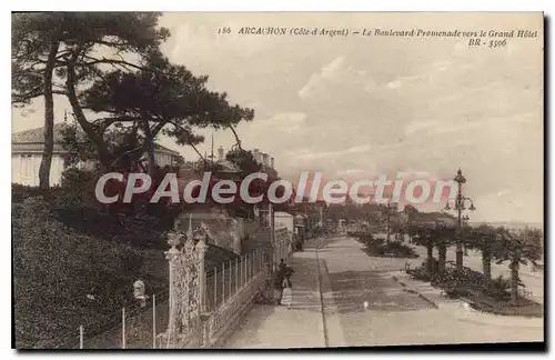 Cartes postales Arcachon Le Boulevard Promenade