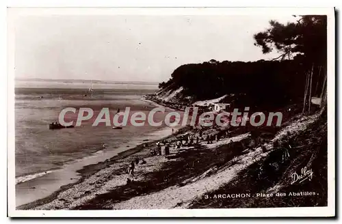 Ansichtskarte AK Arcachon Plage Des Abatilles