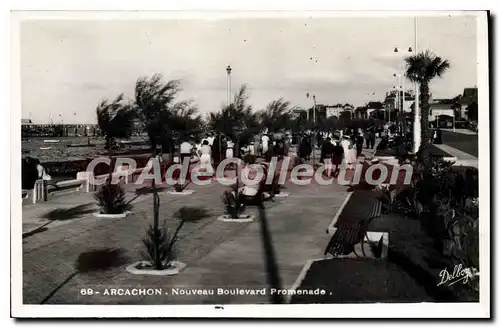 Cartes postales Arcachon Nouveau Boulevard Promenade