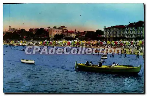 Cartes postales Arcachon La Plage A I'Heure Du Bain