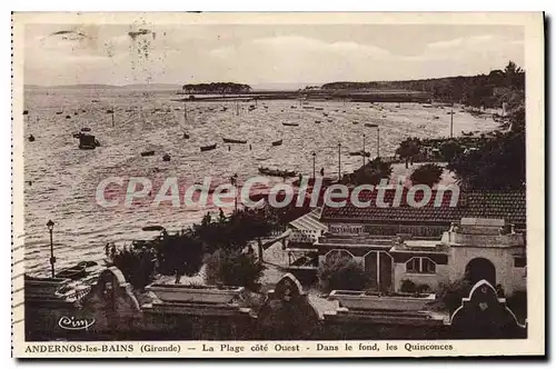 Ansichtskarte AK Andernos Les Bains La Plage Ouest