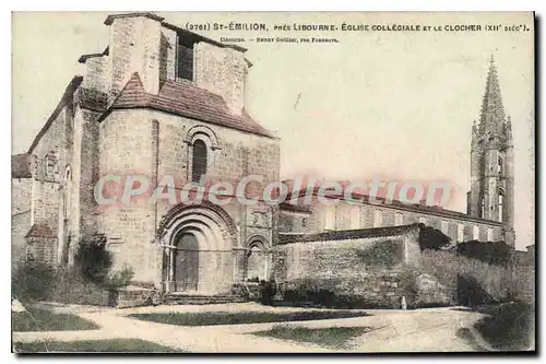 Ansichtskarte AK St Emilion Libourne Eglise Collegiale